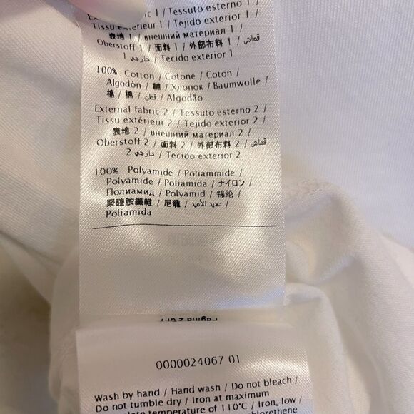 RED VALENTINO Jersey T-shirt W/ Point D'esprit Tulle & Bow Detail In Black |S| - Picture 5 of 7